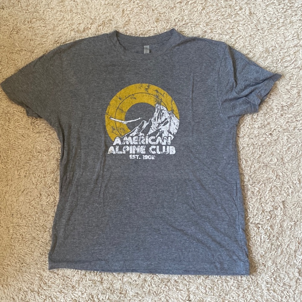 Large American Alpine Club Tee Shirt
